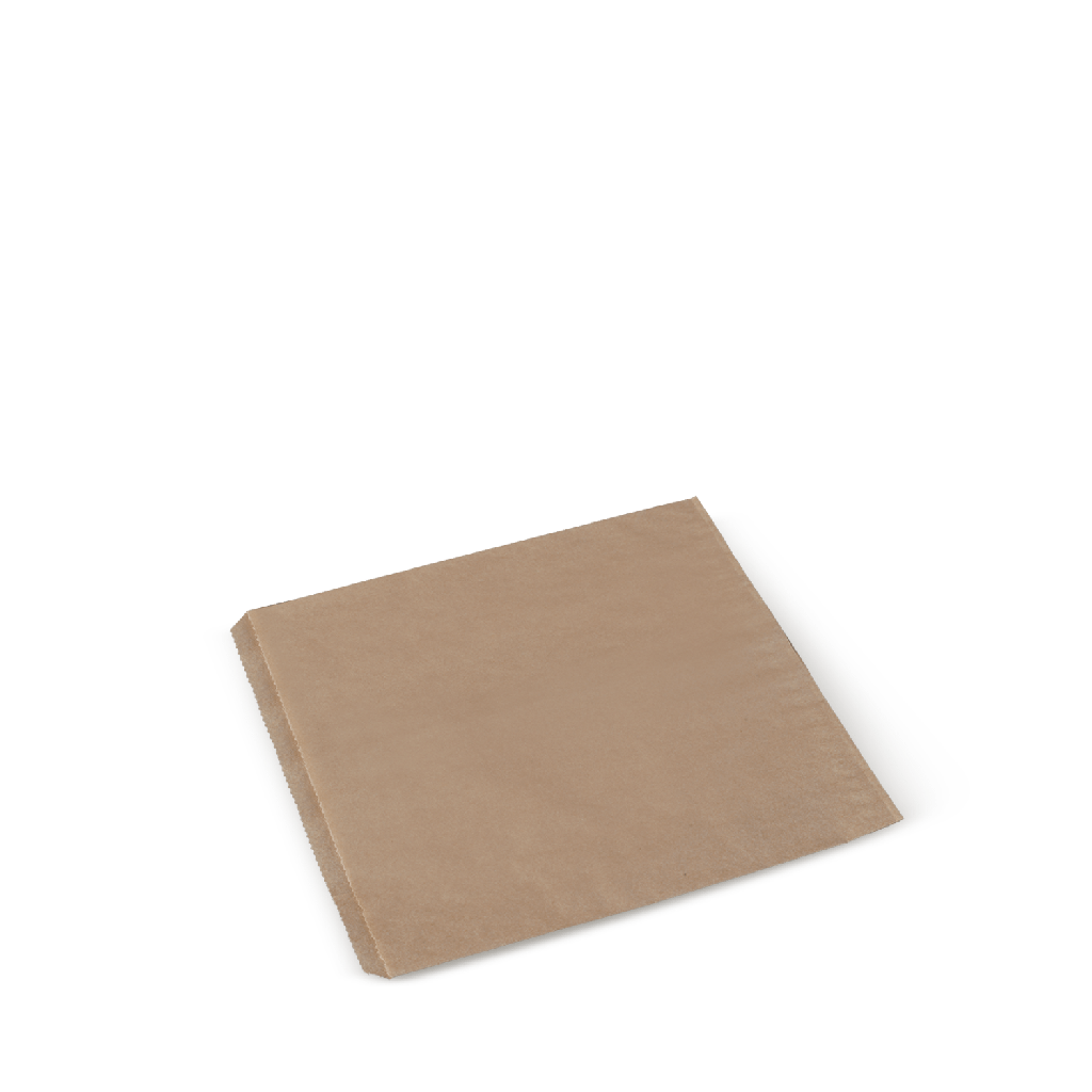 #2.5 FLAT BROWN BAG 269X241 QTY 500