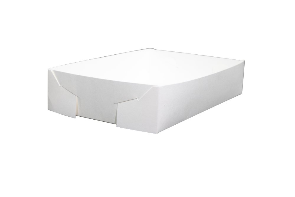 #24 MILKBOARD CAKE TRAY (228x152x45MM) QTY 200