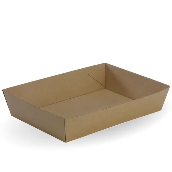 #5 TRAY CORRUGATED KRAFT (252x179x58mm) QTY 100/50