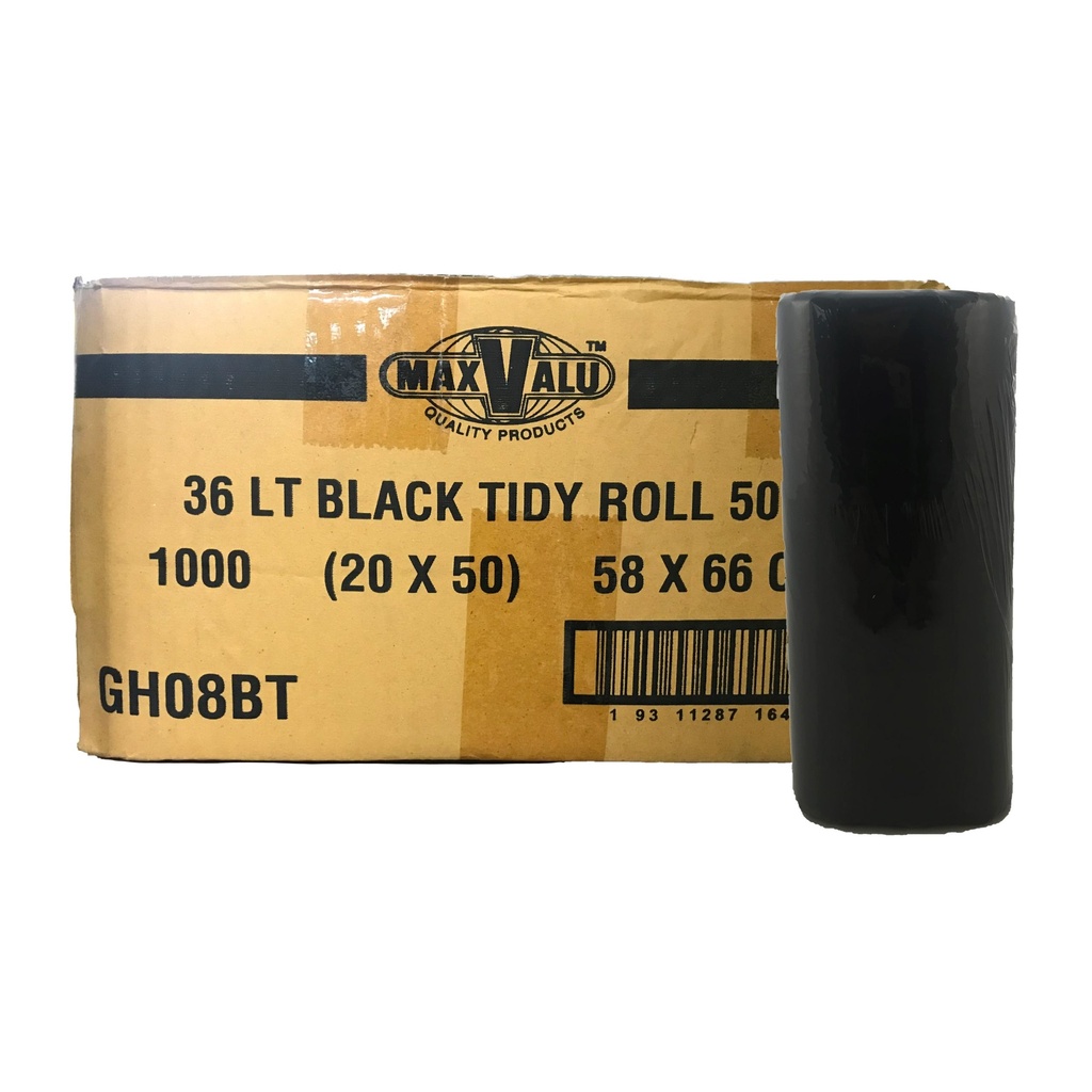36L BIN LINER WHITE QTY 1000/50
