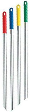 Aluminium Mop Handle GN..Threaded to screw into mop socket..1.5m long x 25mm diametre