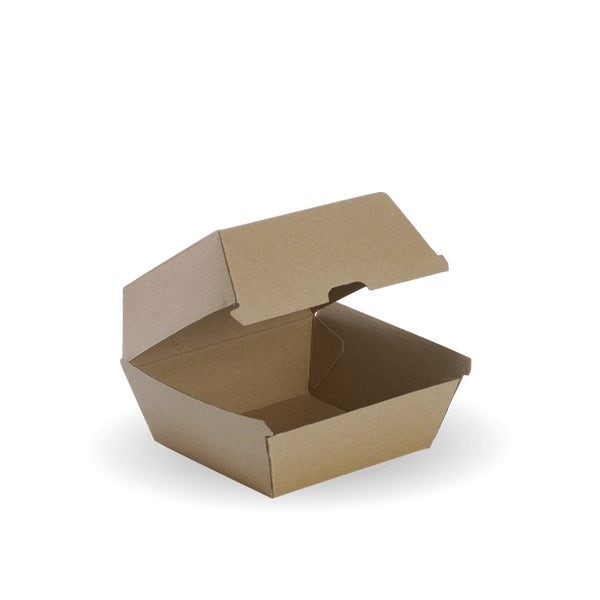 BURGER BOX REGULAR CORRUGATED KRAFT QTY 250