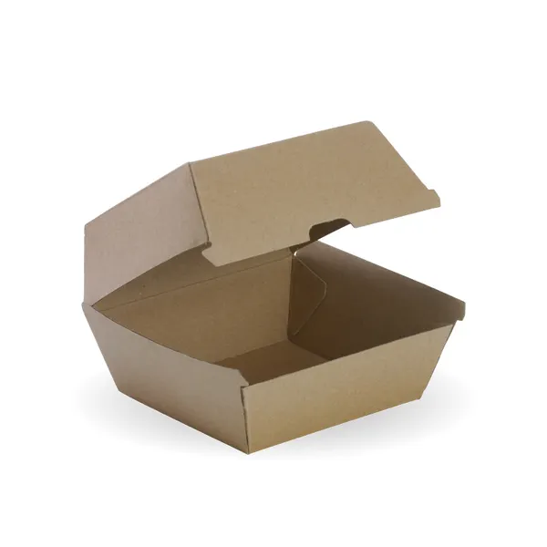 BURGER BOX CORRUGATED KRAFT XLARGE QTY 200/50