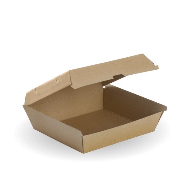 DINNER BOX CORRUGATED KRAFT QTY ctn150/75 slv