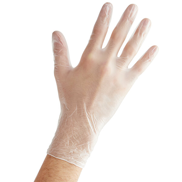 VINYL XLARGE CLEAR POWDER FREE QTY 1000/100