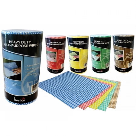 WIPES REGULAR DUTY RED  50X30  90 SHEET QTY 1  