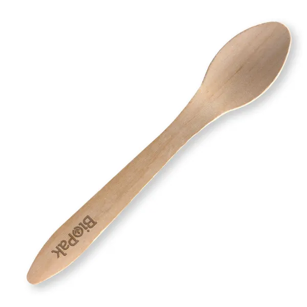 WOOD COATED SPOON 19CM QTY 1000/100