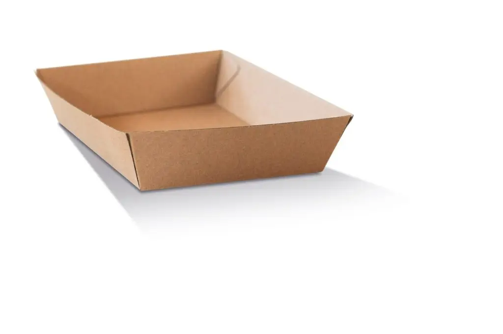 #2 TRAY CORRUGATED KRAFT (178X178X45) QTY 250/125
