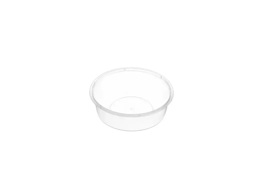  GENFAC 220ML ROUND  CLEAR CONTAINER (to be uesd for 60c as part of sa band requirements  )QTY 500