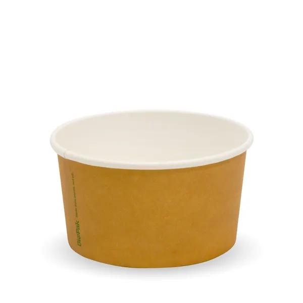 8OZ (240ML) ICE CREAM KRAFT PAPER CONTAINER QTY 1000/50 