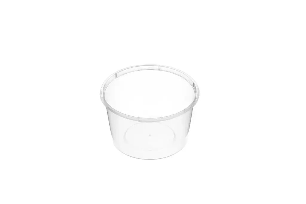  GENFAC 500ML ROUND  CLEAR CONTAINER (to be uesd for 60c as part of sa band requirements  )QTY 500 