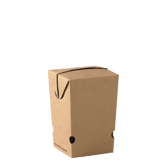 CHIPS BOX SMALL  KRAFT  GO RANGE QTY 500/50 