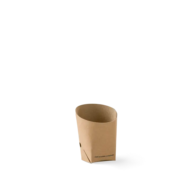 CHIPS CUP  SMALL  SCOOP GO RANGE KRAFT QTY 600/50