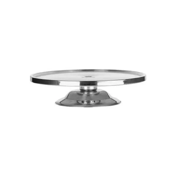 CAKE STAND 75mm LOW STAND S/S 300mm DIAMETER