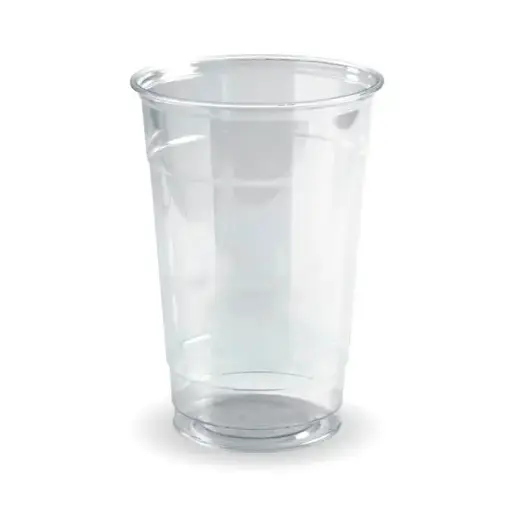 600ML CLEAR COMPOSTABLE  CUP QTY 1000/50