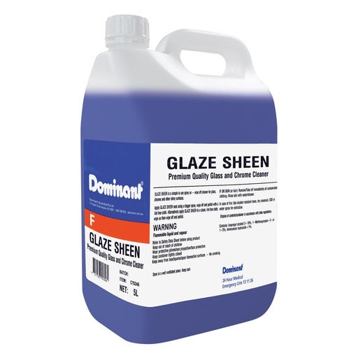 GLASS AND CHROME CLEANER 5L