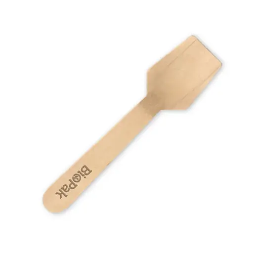 WOOD GELATO SPOON 10CM QTY 2000/100