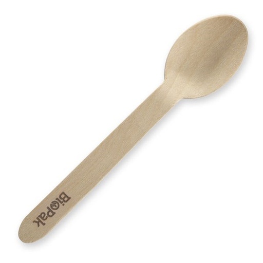WOOD COATED SODA SPOON 19CM QTY 1000/100