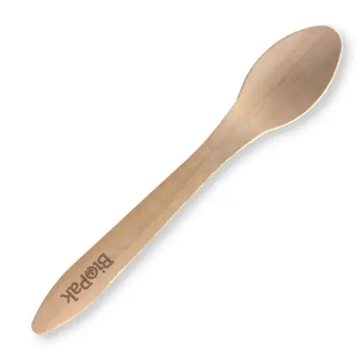 WOOD COATED SPOON 19CM QTY 1000/100