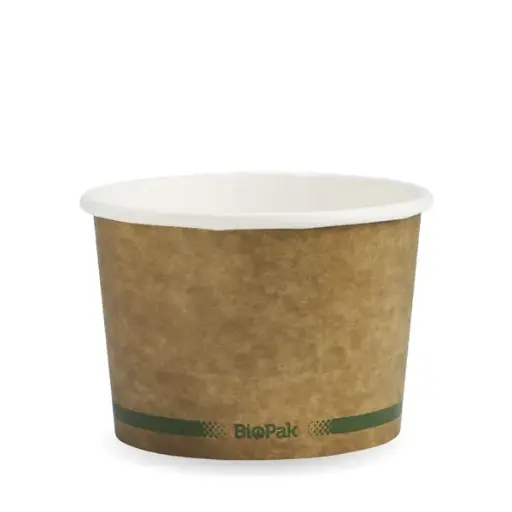 16OZ (550ML) KRAFT PAPER CONTAINER QTY 500/25