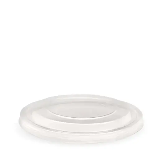 LID FLAT PLA  FOR WIDE PAPER  CONTAINER 500-1000ML QTY 400/25 