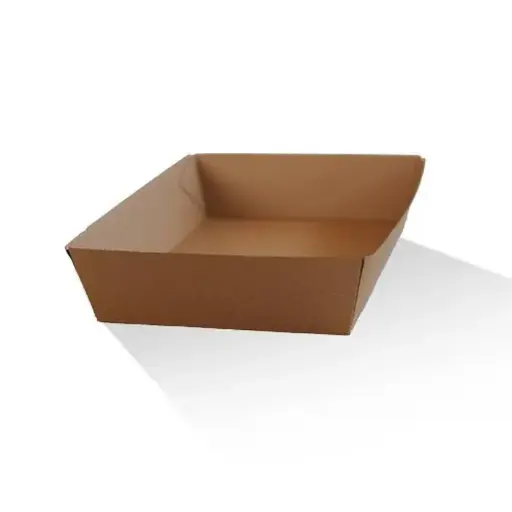 #4 TRAY CORRUGATED KRAFT (228X152X45) QTY 250/125