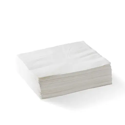 1/4 FOLD 2PLY WHITE LUNCH  NAPKIN QTY 2000/100