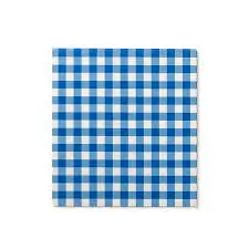 GREASEPROOF 1/2 BLUE  GINGHAM          400 X 330MM  QTY 1000   